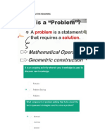 Problem Solving and Inductive Reasoning