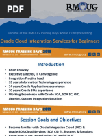 Oracle Cloud Integration Services For Beginners