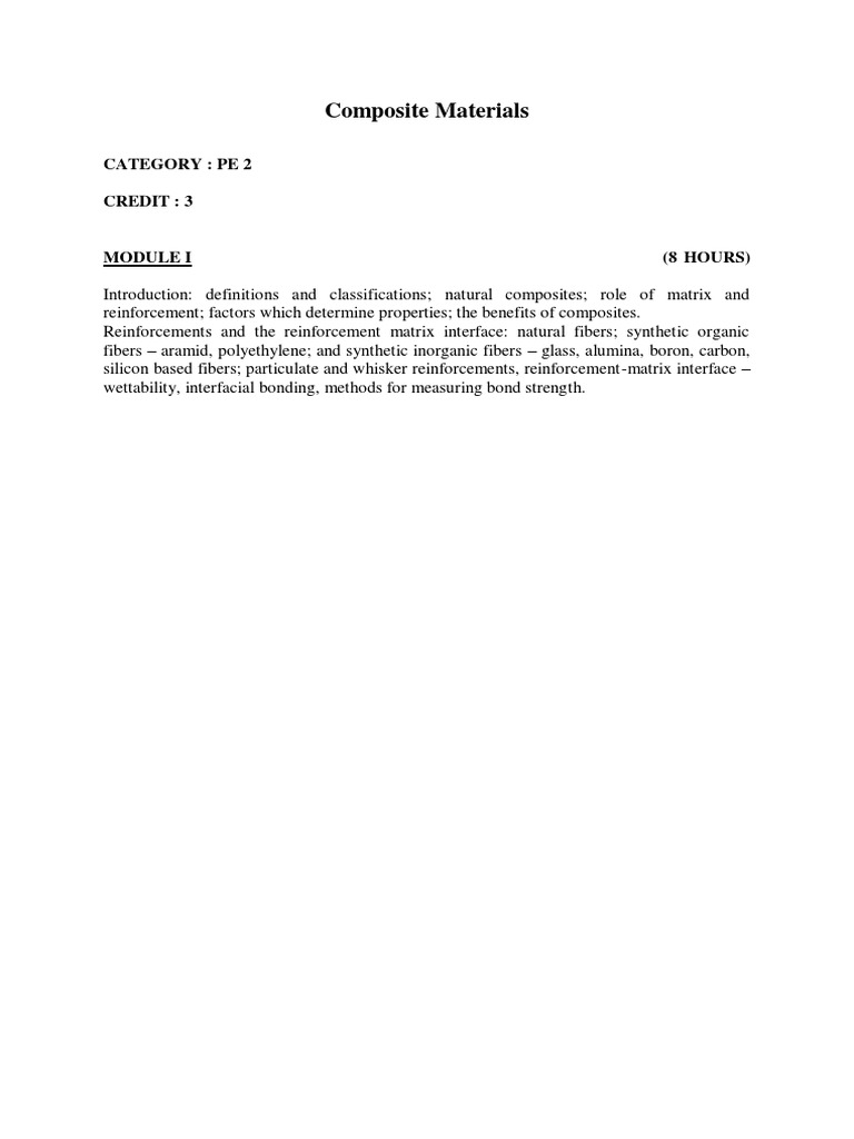 Composite Pdf Composite Material Fibers
