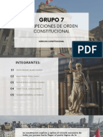 Concepciones de Orden Constitucional