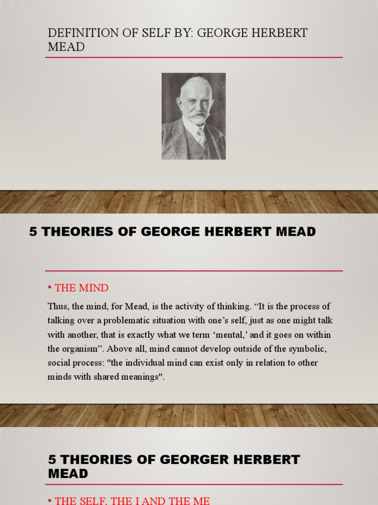 George Herbert Mead | PDF