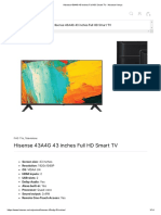 Hisense 43A4G 43 Inches Full HD Smart TV - Hisense Kenya