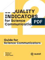 12 Quality Indicators for Science Communication