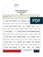 Class Test 1 Schedule G3-G8 PDF