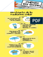 Infografía Consejos Protección Solar Educativo Amarillo