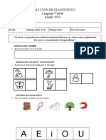 Evaluación Diagnostico L.V