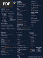 Python Cheat Sheet 2.0