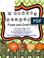 5 Little Pumpkins: Poem and Craftivity