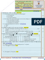 Souss-Massa Examen Regional PC 2021 Sujet PDF