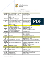 SC NSC May June 2023 Matric Exam Timetable PDF