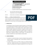 INFORME DE AVTIVIDADES - Febrero 2022