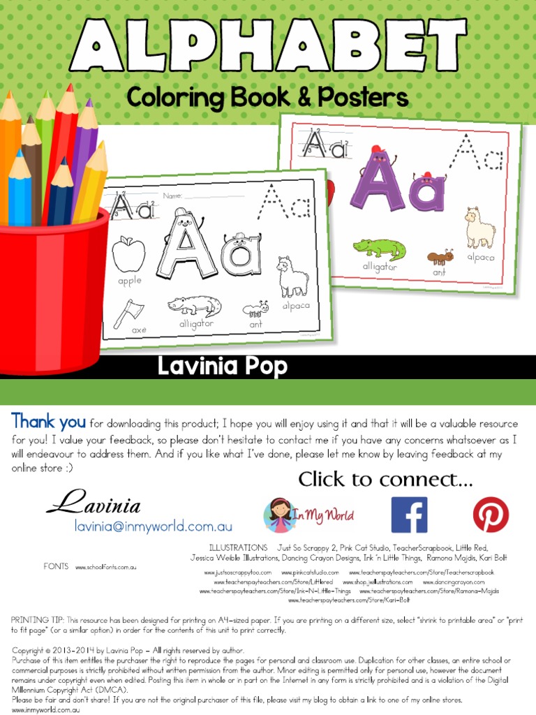 AlphabetColoringBookandPosters 1 PDF | PDF