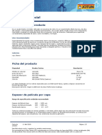 Ficha técnica de recubrimiento vinil-éster reforzado con vidrio