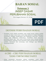 Konsep Dasar Perubahan Sosial