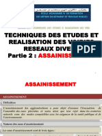 COURS TECHNIQUE DES ETUDES ET REALISATION DES VRD Partie ASSAINISSEMENT V2 PDF