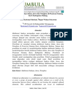 Akulturasi Budaya Islam, Jawa Dan Tionghoa Di Pesarean Gunung Kawi PDF