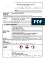 Ficha de informações de segurança de produto químico Flakeglass 500 E