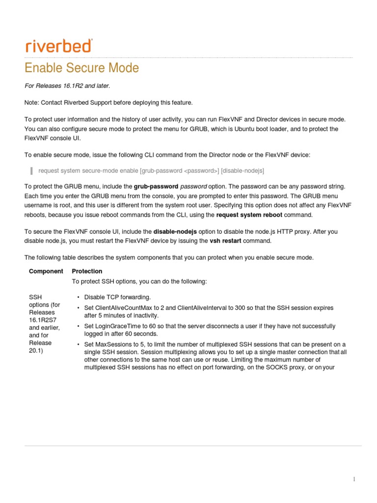 Geschool Secure Mode