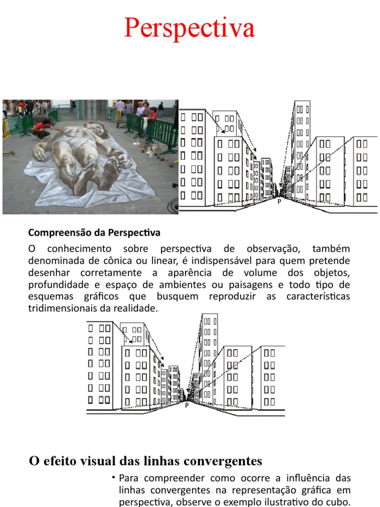 A compreensão fundamental da perspectiva e sua aplicação na ...