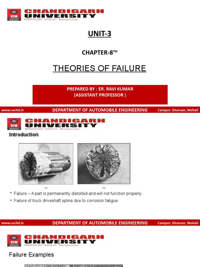 Comparing Failure Theories for Ductile and Brittle Materials PDF