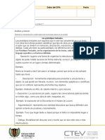 Los Prototipos Textuales.: Asignatura Datos Del CIPA Fecha