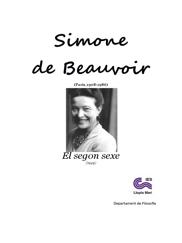 Dossier Simone de Beauvoir PDF | PDF