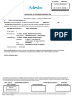 Autorización prueba diagnóstica artro RMN hombro izdo