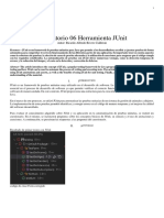JUnit framework pruebas unitarias Java