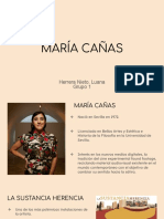 Presentación María Cañas