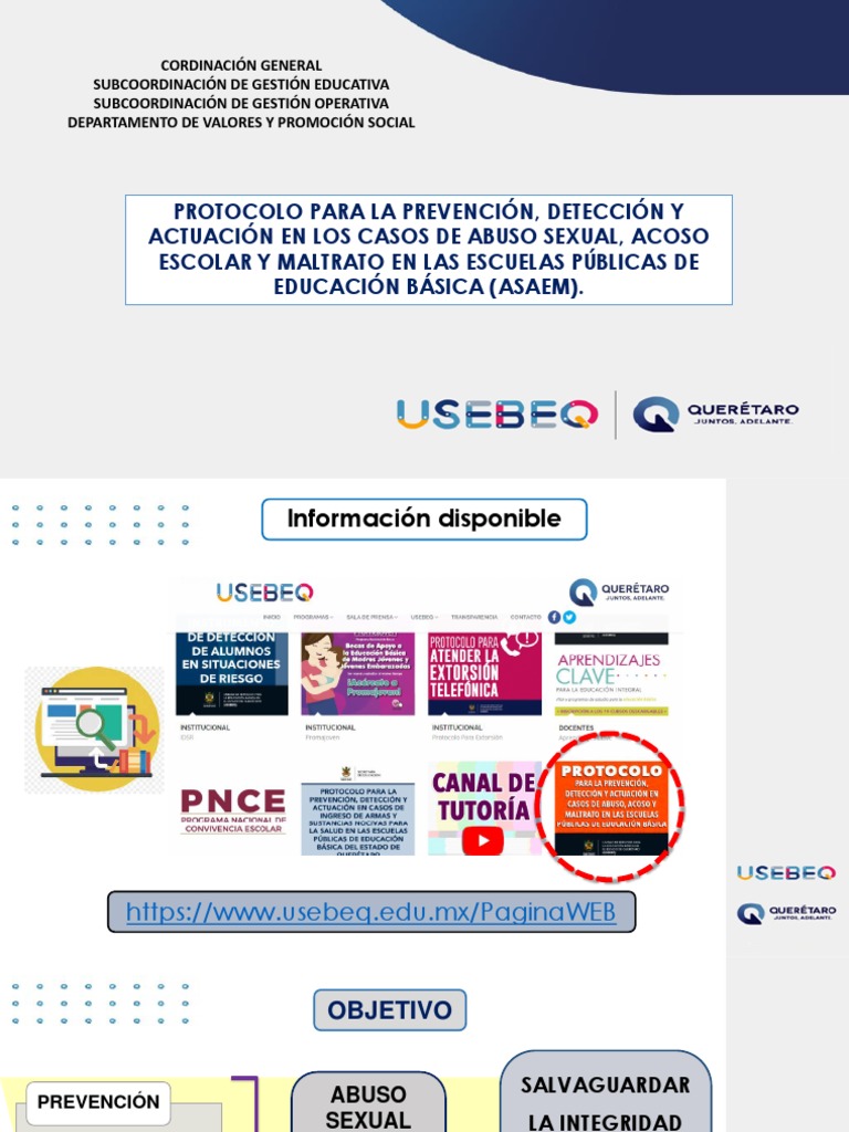 Protocolo de Prevención de Abuso Escolar | PDF | Abuso infantil | Abuso ...