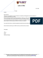 0 - Letter of Offer and Enrolment Agreement - DLM and ADLM PDF