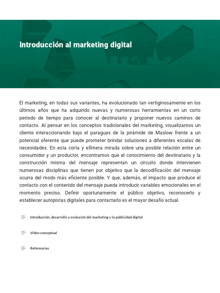 Modulo 1 Marketing Digital | PDF | Marketing | Publicidad