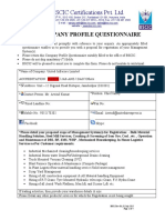 B001 Company Profile Questionnaire Rev 06 With Letter - Head Galaxy