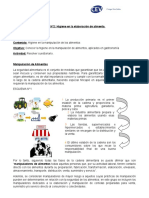 Guía N°2 Higiene en La Elaboracion de Alimentos