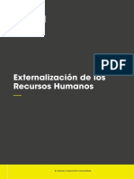 Externalización de los Recursos Humanos