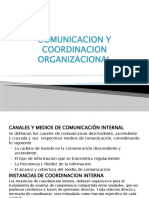 COMUNICACION Y COORDINACION ORGANIZACIONAL Exponer