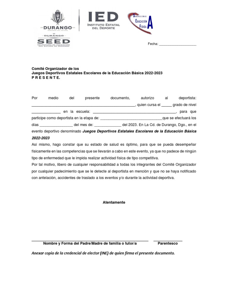 autorizaci-n-para-que-un-estudiante-participe-en-los-juegos-deportivos