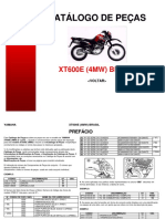 Yamaha XT600 e Peças