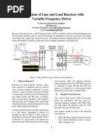 Applications of Line and Load Reactors with Variable Frequency Drives.pdf