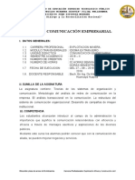 Silabo Comunicacion Empresarial