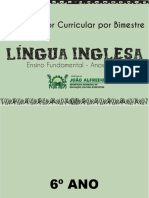 Língua Inglesa - Curricular Por Bimestre PDF