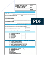 Lista de Verificación para Trabajos en Espacios Confinados