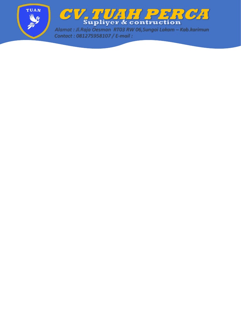 Contoh Kop Surat | PDF