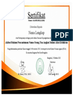Desain Certificate Template Free Download 15