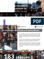 Informe 3 de Mayo 2023 - Ataques a Periodistas en primer ciclo de protestas
