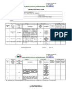 QF38 Finding Response Form