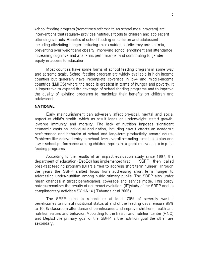 Thesis PDF Malnutrition Nutrition