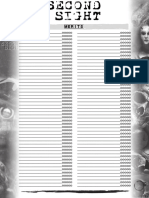 NWoD MeritsSheet SecondSight Psychic Editable PDF