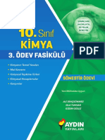 10 Sinif Kimya 3. Odev Fasikulu-Aydinyayinlari