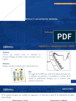 GENÉTICA Y LEYES DE MENDEL